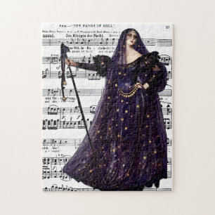 Puzzle Art gothique vintage de la Reine de la Nuit de l'O