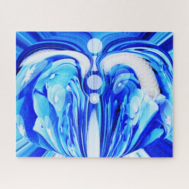 Puzzle Art imaginaire bleu (Horizontal)