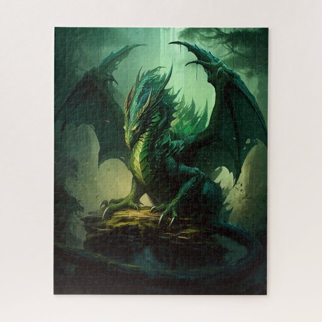 Puzzle Art Imaginaire Dragon Lover No.5 (Vertical)