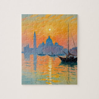 Puzzle Art impressionniste : San Giorgio Maggiore au leve