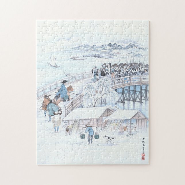 Puzzle Art japonais de 47 Ronin sur le pont Ryogoku (Vertical)