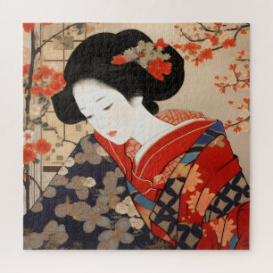Puzzle Art japonais Ukiyo-e Geisha