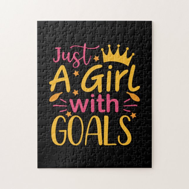 Puzzle Art | Juste Une Fille Avec Des Objectifs (Vertical)