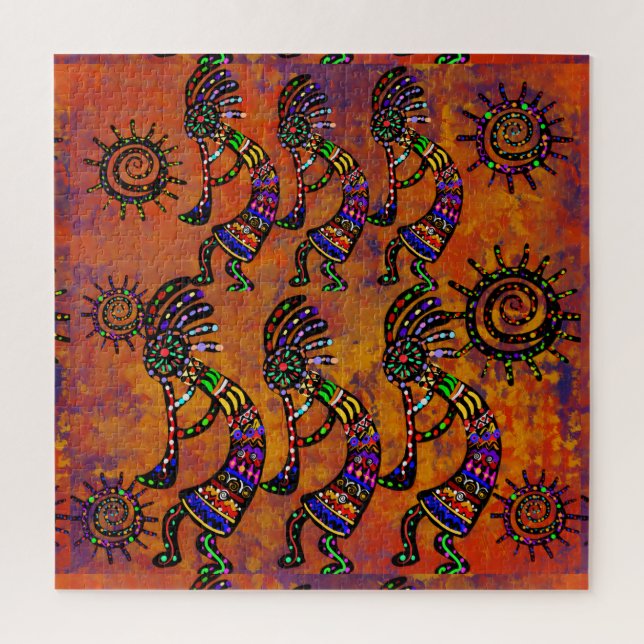 Puzzle Art Kokopelli  (Vertical)