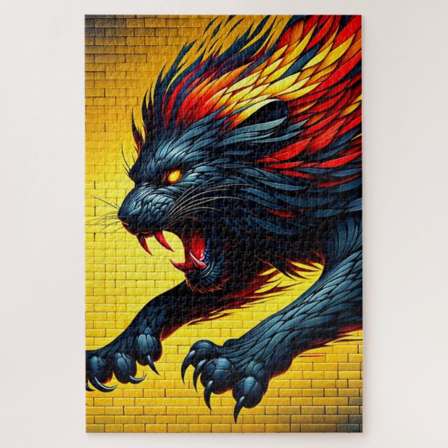 Puzzle Art Lion (Vertical)