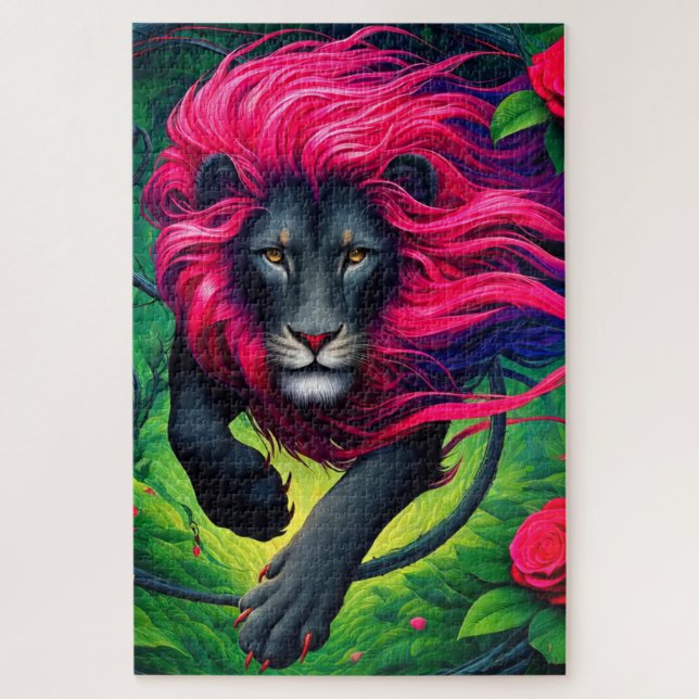 Puzzle Art Lion (Vertical)