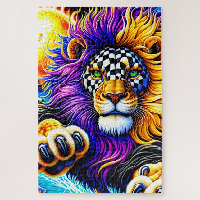 Puzzle Art Lion (Vertical)