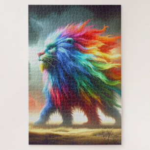 Puzzle Art Lion