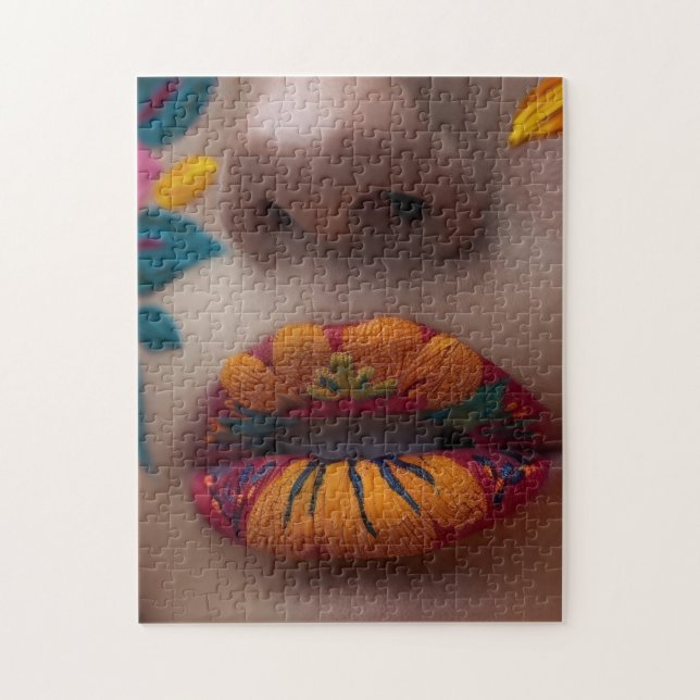 Puzzle Art Lip (Vertical)