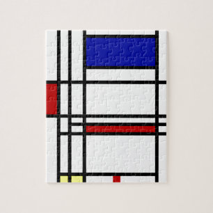 Puzzle Art Moderne Mondrian ~ 8 x 10