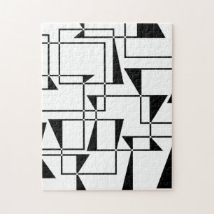 Puzzle Art motif géométrique cool moderne, urbain, audaci