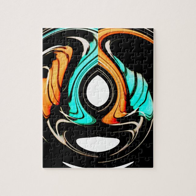 Puzzle Art Motif traditionnel africain Imprimer (Vertical)