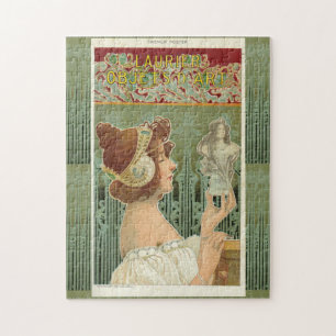 Puzzle Art nouveau femme Art français henri livemont