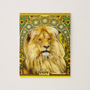 Puzzle Art Nouveau Lion