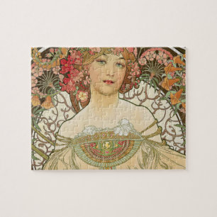 Puzzle Art Nouveau vintage Alphonse Mucha Art Peinture