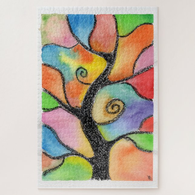 Puzzle Art original - Arbre de vie de Maria Tzamtzi (Vertical)