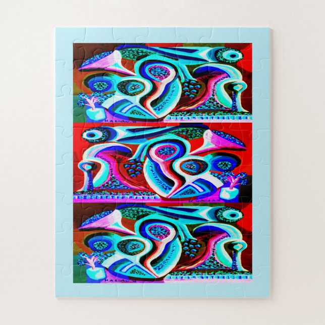Puzzle Art plante Alien (Vertical)