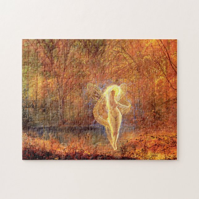 Puzzle Art Print 35 Dame Automne par John Atkinson Grimsh (Horizontal)