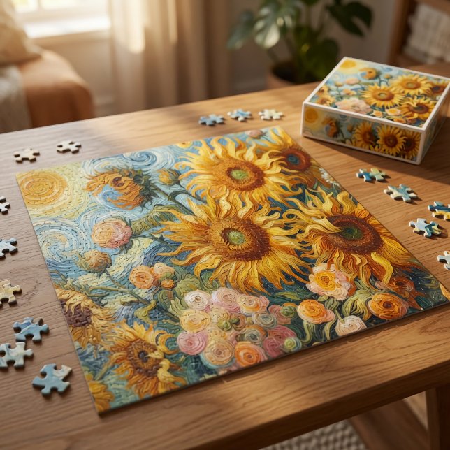 Puzzle Art Tournesol (Créateur téléchargé)