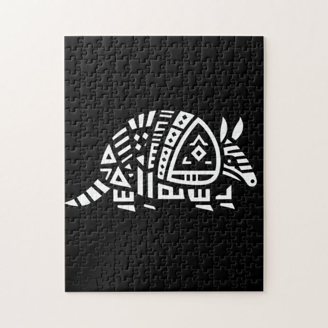 Puzzle Art triangulaire géométrique vintage (Vertical)