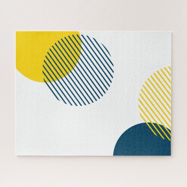 Puzzle Art urbain abstrait moderne, simple, minimal et te (Horizontal)