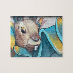 Puzzle Art urbain lapin Art urbain peinture murale lapin