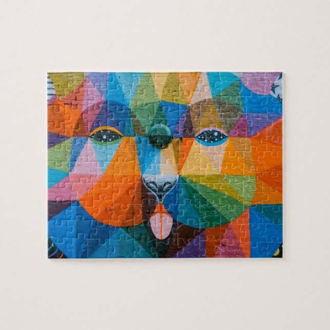 Puzzle Art urbain Ours Art urbain Ours murmurale (Horizontal)