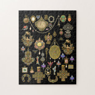Puzzle Art Victorien antique, nouveau et déco Bijoux