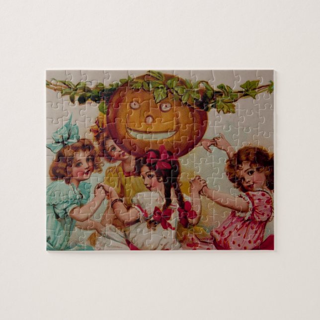 Puzzle Art Vintage de la fête d'Halloween (Horizontal)