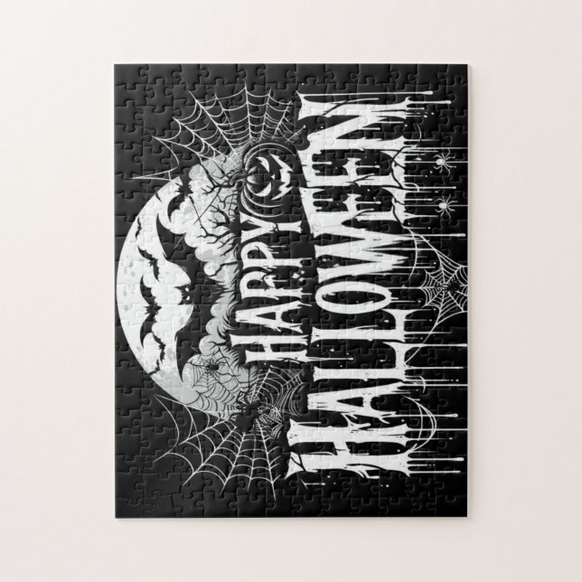 Puzzle Art vintage joyeux Halloween (Vertical)