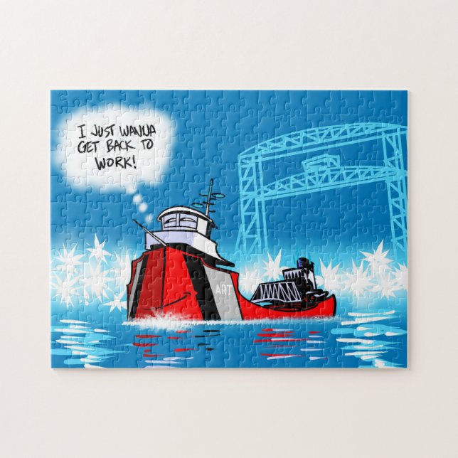 Puzzle Arthur Anderson de nouveau au travail (Horizontal)