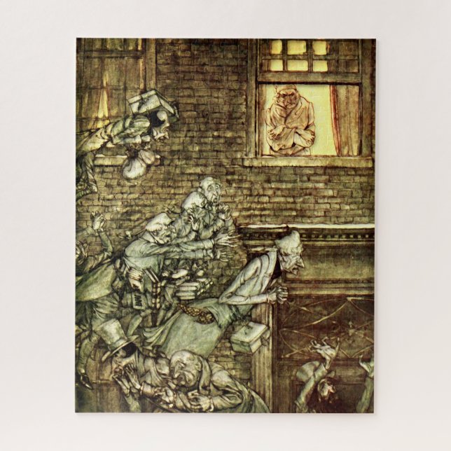 Puzzle Arthur Rackham - Un Carol de Noël - Fantômes (Vertical)