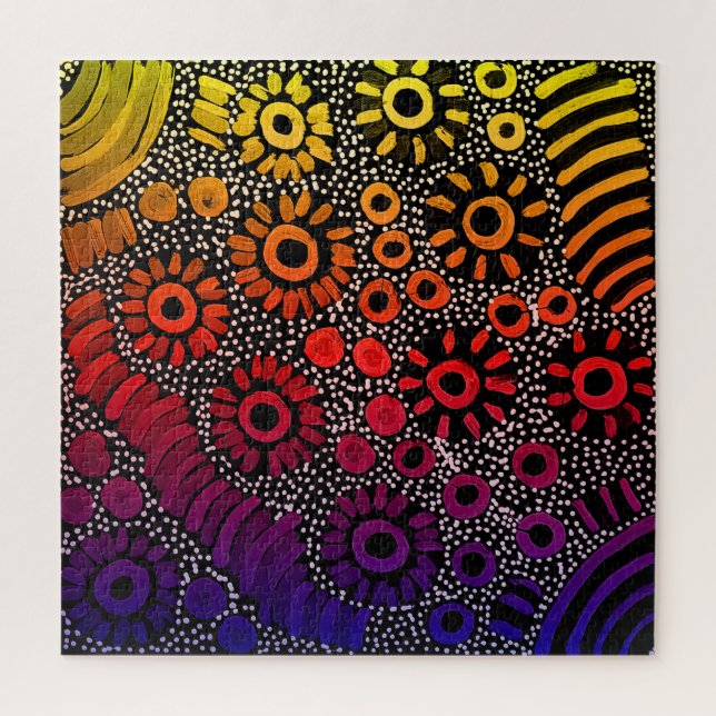 Puzzle Artiste aborigène d'Australie Centrale Naomi Price (Vertical)