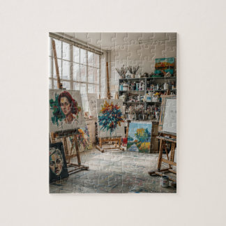 Puzzle Artist's studio