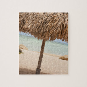 Puzzle Aruba, palapa sur la plage