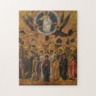 Puzzle Ascension Orthodoxe Chrétien Icône Byzantine