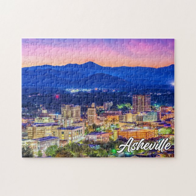 Puzzle Asheville, Caroline du Nord, États-Unis (Horizontal)