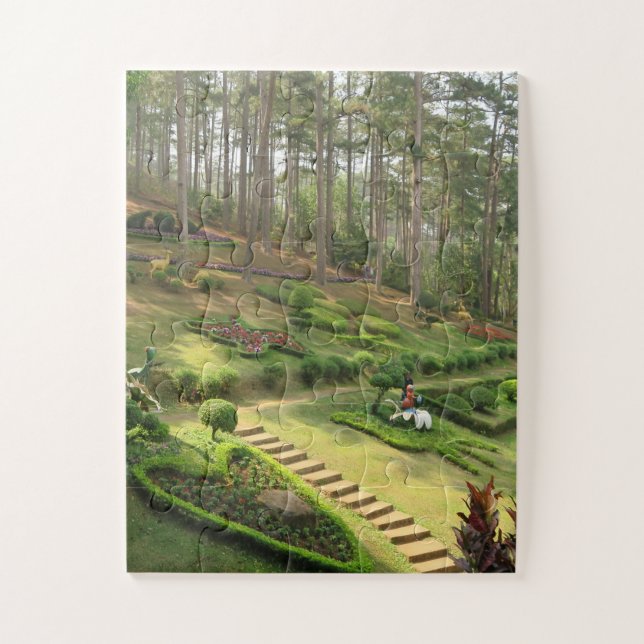 Puzzle asiatique, vietnamien, art, sculpture, bouddha, (Vertical)