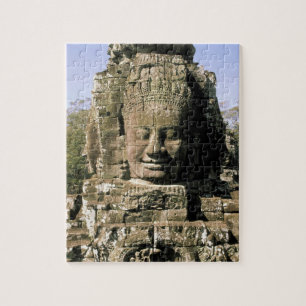Puzzle Asie, Cambodge, Siem Reap. Angkor Thom, têtes de
