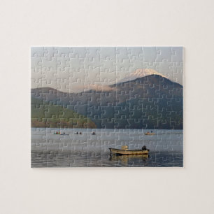 Puzzle Asie, Japon, Hakone. Vues de matinée sur le mont