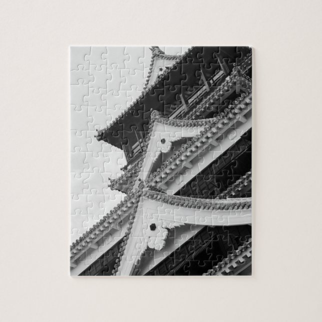 Puzzle Asie, Japon, Kumamoto. Détail du Kumamoto, (Vertical)