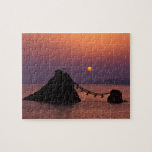 Puzzle Asie, Japon, Mie, Futamigaura à l'aube