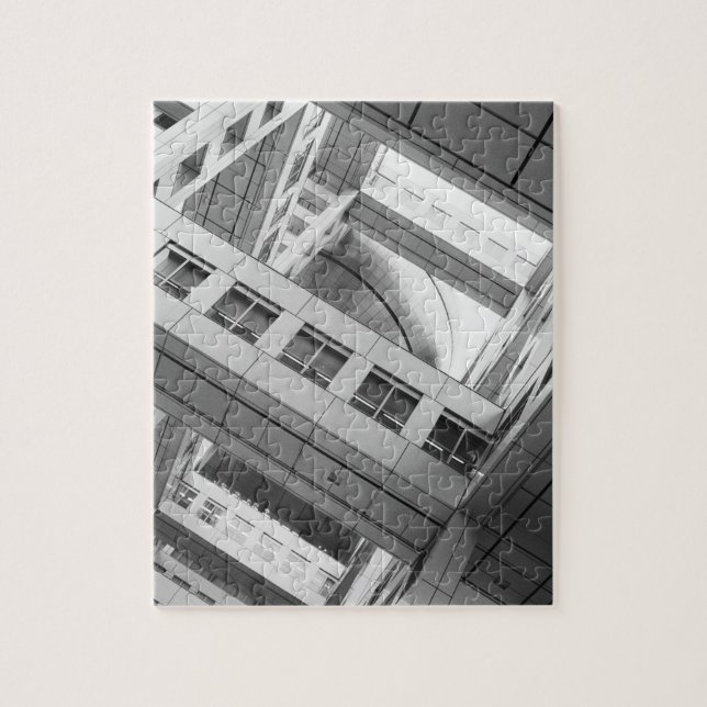 Puzzle Asie, Japon, Tokyo. Édifice Fuji TV, Odaiba (Vertical)