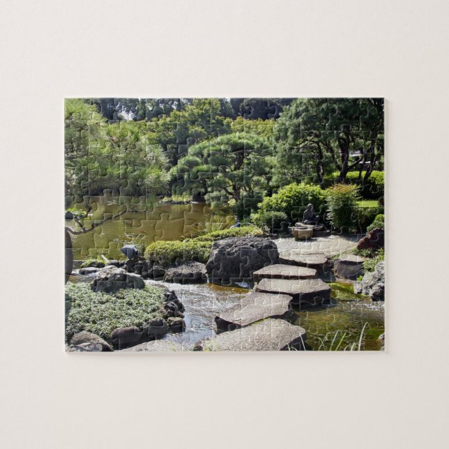Puzzle Asie, Japon, Tokyo. Le Jardin Japonais au (Horizontal)