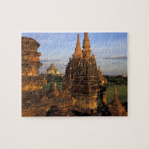 Puzzle Asie, Myanmar, Bagan. Anciens temples et