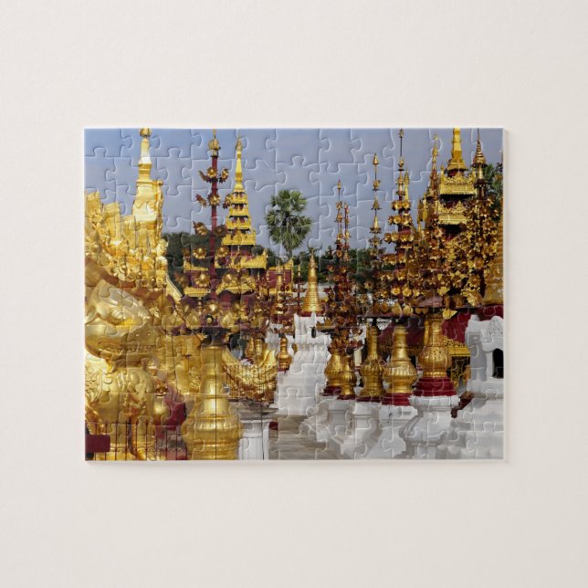 Puzzle Asie, Myanmar (Birmanie), Bagan (Pagan). Le Shwe 5 (Horizontal)