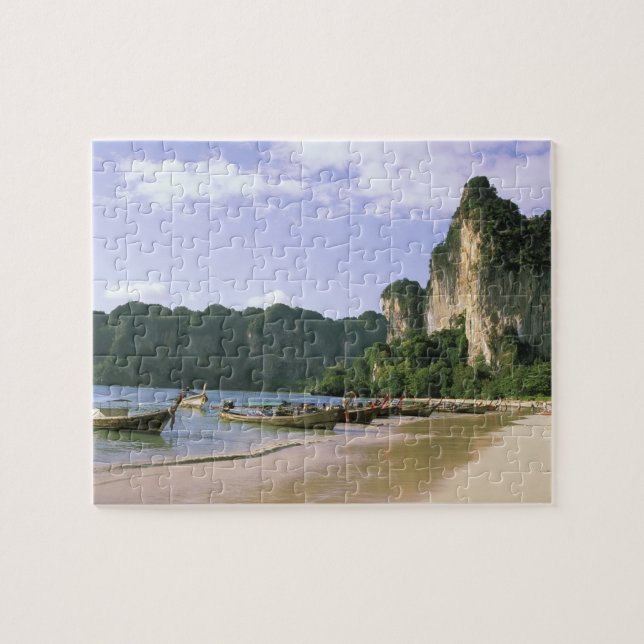 Puzzle Asie, Thaïlande, Krabi. Plage de West Railay, long (Horizontal)