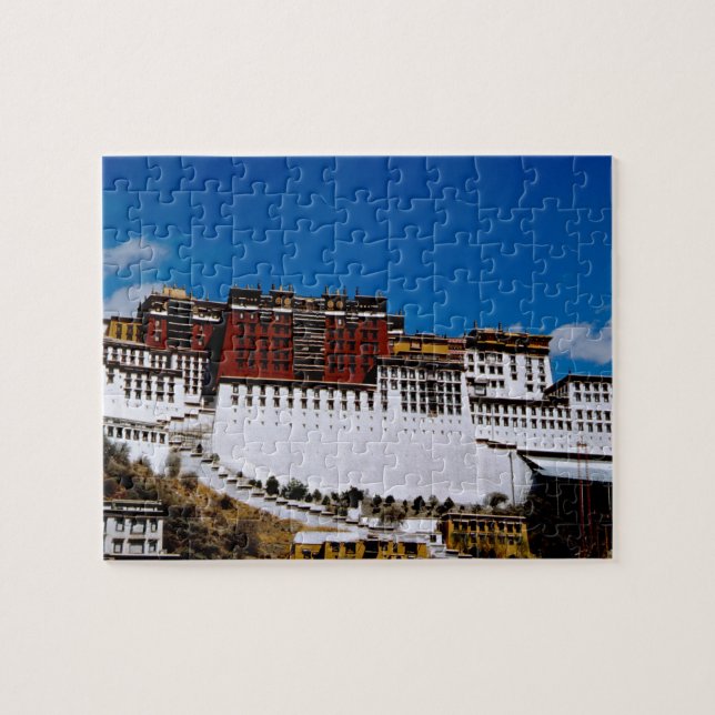 Puzzle Asie, Tibet, Lhassa, Potala Palace aka Red 2 (Horizontal)