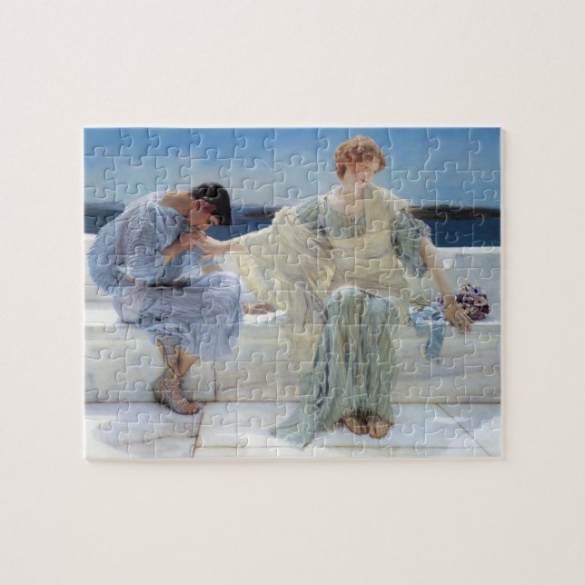 Puzzle Ask Me No More par Sir Lawrence Alma Tadema (Horizontal)