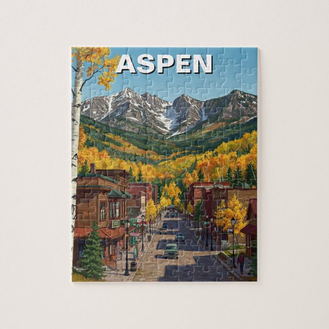 Puzzle Aspen Colorado Voyage (Vertical)